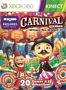 Carnival Games: Monkey See, Monkey Do box art for Xbox 360